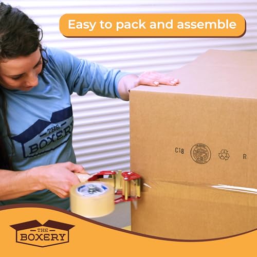 The Boxery 20"x16"x10" Corrugated Cardboard Boxes 20-Pack - size: 20 x 16 x 10"