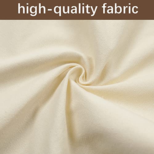 OKBA 10-Pack Blank Reusable Grocery Shopping Cloth Bags canvas tote bags Bulk DIY custom - color: Canvas Bags