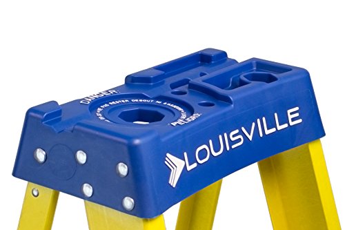 Louisville Ladder 6 ft Fiberglass Step Ladder, FS2006, Type I, 250 lbs - size: 6 feet