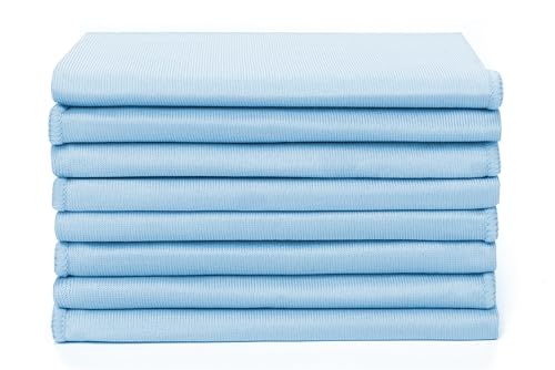 Zflow Microfiber Glass Cleaning Cloths - 24 Pack (16 x 16) - Streak Free - Lint Free - Quickly Clean Windows, Windshields, Mirrors, and Stainless Steel - size: 16"x16" (Pack of 3)