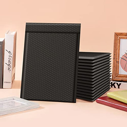 Fuxury 100 Pack Bubble Mailers Bulk 10.5x16", Self Seal Padded Envelopes - color: Black, size: 10.5x16" 100PC