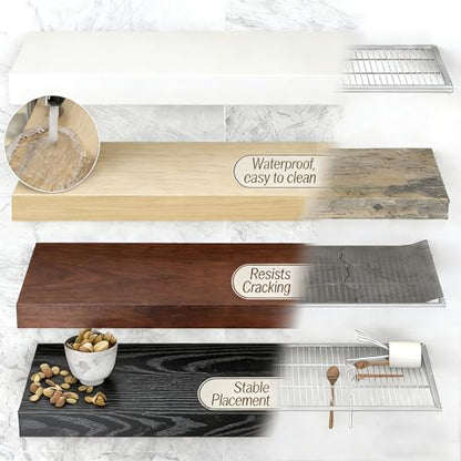 Wire Shelf Covers,48x16x2 in PVC Wire Rack Covers for Pantry