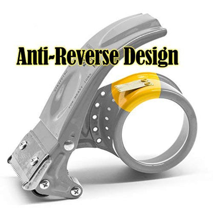 Metal Handheld 2 Inch Tape Gun Dispenser Packing Packaging Sealing Cutter Orange