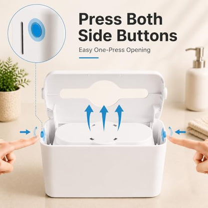 Countertop Paper Towel Dispenser, Commercial Multifold Hand Towel Holder - color: White-1