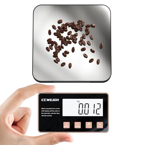 Digital Shipping Scale, 33lb Capacity (1g/0.1oz Precise) Mini Postal Scale for Packages and Letters, Compact Design with Overload Protection, Ideal for Online Retailers and Shipping at Home