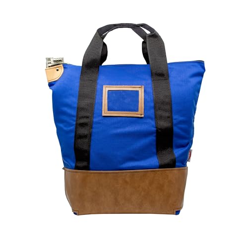 Locking Heavy Duty Courier Bag, 18x18x8 inch - color: Royal Blue