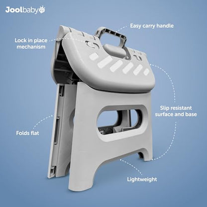 Jool Baby Folding Step Stool for Potty Training - Lock Prevents Pinching
