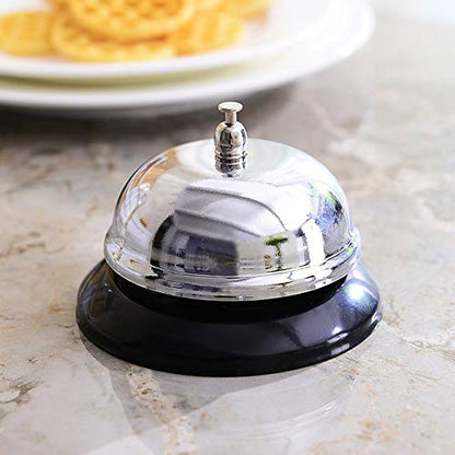 UCEC Desk Bell for Service, Ring Bell Sign, Dinner Bell for Inside - size: 1+1 Pack