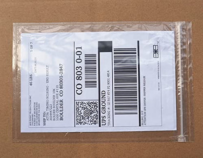 BEUYI Premium 6.7'' x 10'' Resealable Adhesive Shipping Label/documents Pouches (400 Pack) - size: 6.7''x10'' - 400 pack Resealable