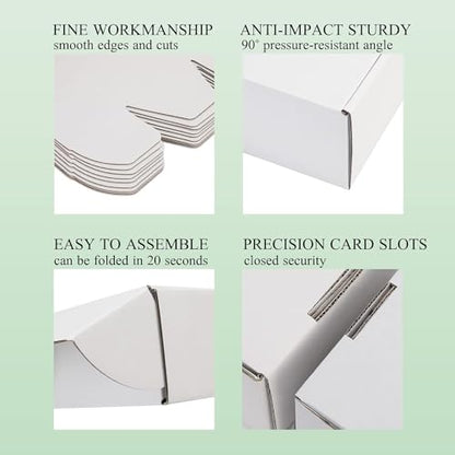 8x5x2 White Shipping Boxes for Small Business, Packing, 25 Pack - color: White, size: 8x5x2 Inch