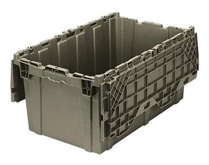 Storage Bins with Lids Heavy Duty Stackable Storage Box - size: 27" x 17" x 12"