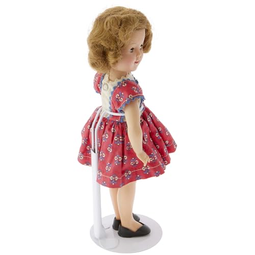 Plymor DSP-60W White Adjustable Doll Stand, Pack of 6 - color: White