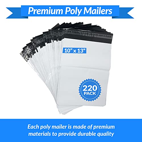 Reli. Poly Mailers 10x13" | 220 Count | White