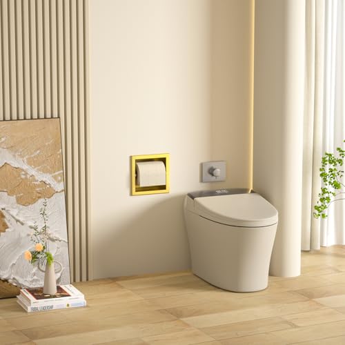 Toilet Paper Holder for Bathroom Renovation - color: Golden
