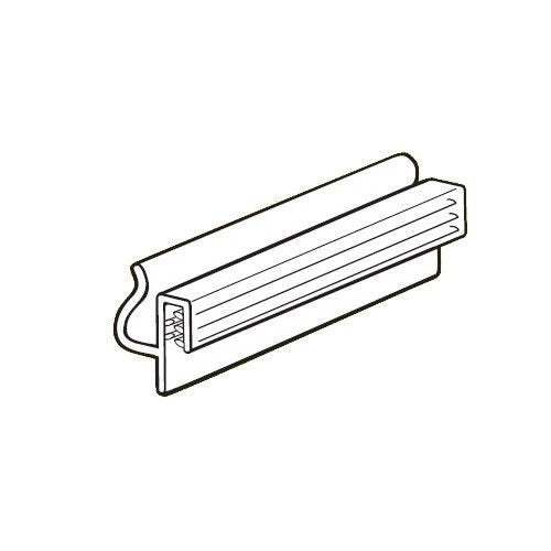 Slatwall Economy Sign Holder - Flush Signage & Card Grip for Slatwall Panels - 10 Pack - size: 10 Pack