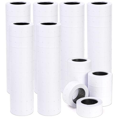Eorbow 60 Rolls 30000 Price Gun Labels, Super Sticky Price Marker Stickers for Most Single Roll Labeller(Mx-5500, M5500, HG979), Price Making Labels for Office Retail Shops Organization Making, White