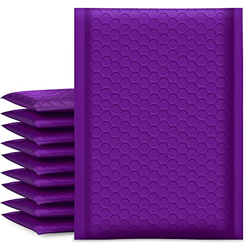 UCGOU Bubble Mailers 5x8.6" Usable Size 5x7" Padded Envelope Purple 50 Pack - color: Purple, size: 5x8.6" 50PC
