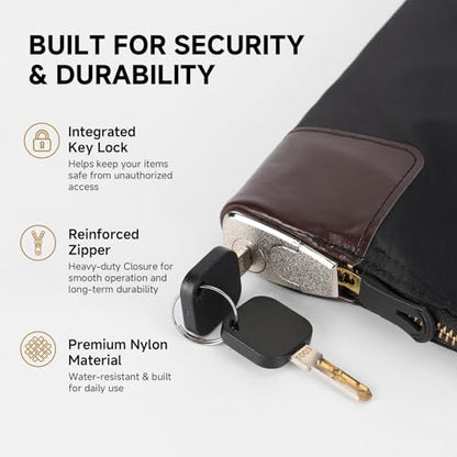 Eagle Locking Money Bag for Cash, Bank Deposits and Documents