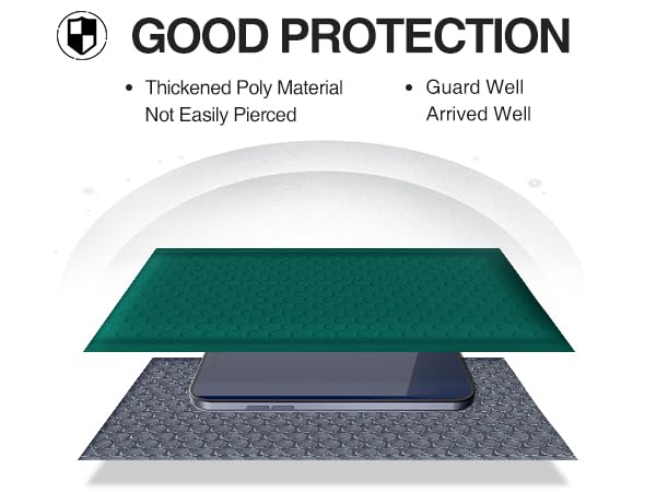 UCGOU Bubble Mailers 5x8.6" Usable Size 5x7" Padded Envelope Green 100 Pack - color: Green, size: 5x8.6" 100PC