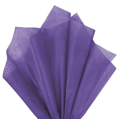 120 Sheets 14 x 20 Inch Purple Tissue Paper for Gift Bag Wrapping - color: Purple
