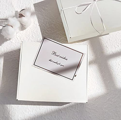 SNOGSWOG 28 Pack 10x8x3 inches Shipping Boxes, White Corrugated Cardboard Box Literature Mailer - size: White 10x8x3 Inches