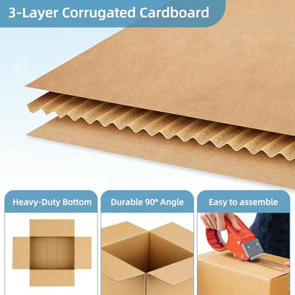 Famagic Small Shipping Boxes 10x7x5 for Shipping, Shoes, Brown Box, 10 Pack - color: Brown, size: 10x7x5 inch
