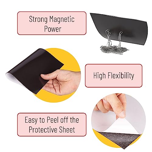 Mr. Pen- Adhesive Magnetic Sheets, 4" x 6", 10 Pack - size: 4" x 6", style: 10 Pack