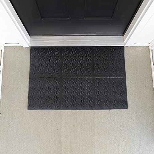 CLIMATEX Indoor/Outdoor Scraper Door Mat, 2' x 3', Shoe and Boot Scraper Mat, Cleans Mud, Dirt, Snow, Sand, and Grime - size: 2' x 3'