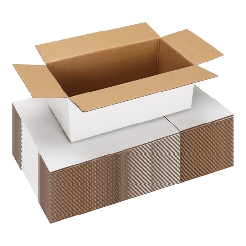 40 Pack Small Shipping Boxes 8X4X3 Inches - size: 8x4x3