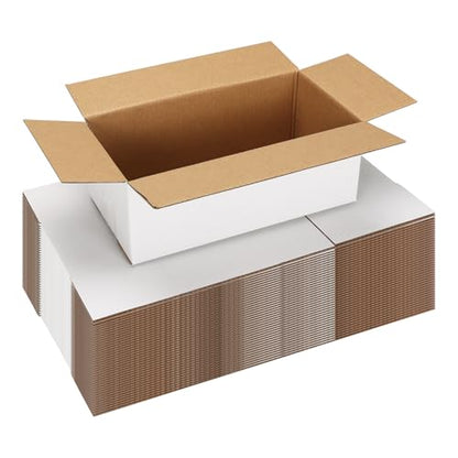 40 Pack Small Shipping Boxes 8X4X3 Inches - size: 8x4x3