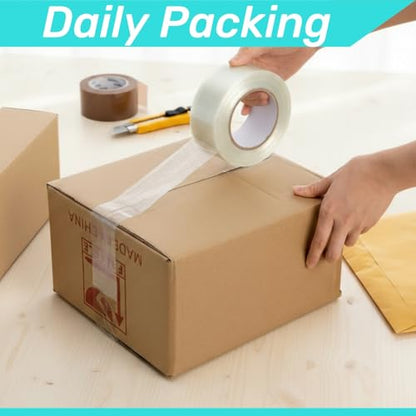 6 Rolls Filament Strapping Tape, 2'' x 60yds x 5.5mil