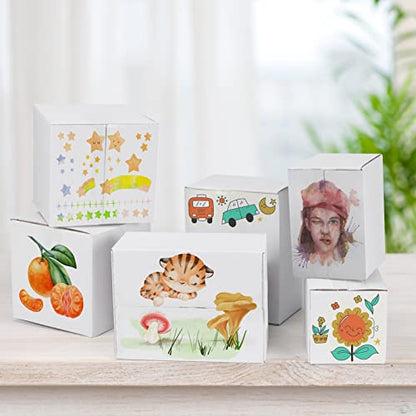 40 Pack Small Shipping Boxes 6x6x6 Inches - size: 6x6x6