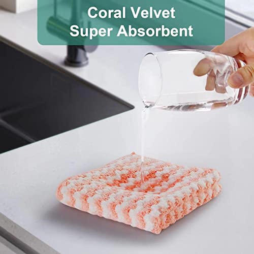 JOYMOOP Microfiber Cleaning Cloth, 5 Piece Set, Small, Multi Color - color: I