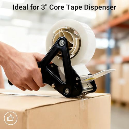 mukawa 12 Rolls 2.7mil Thick Packing Tapes, Clear Packaging Tape, 720 Yards Heavy Duty Tape - Hold 100 Pounds for Packing, Strong Sealing, 1.88" x 60 Yards Per Roll