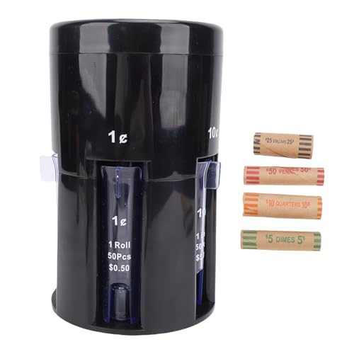 Automatic Sorter Digital 5 in 1 Sorting Machine Counts Pennies Nickels Dimes Quarters Dollars for Home Office Store ABS Compact Space Saving