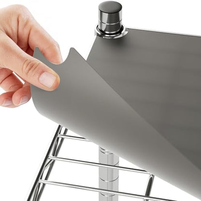 Auslar 14" X 36" Shelf Liners 4-Pack Waterproof Graphite for Wire Shelving - color: Graphite