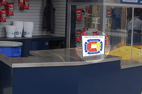 Marketing Holders Acrylic Sign Holder for 11" x 8.5" Horizontal Literature Clear Top Load Double Sided Advertisement Display for Countertops in Retail Stores Hotels Offices and Restaurants - size: 8"W x 2"H Bottom Load