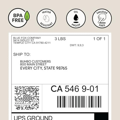 Buhbo Compatible DYMO LabelWriter 4XL Shipping Label 1744907, 4 x 6 inch - size: 1 Roll