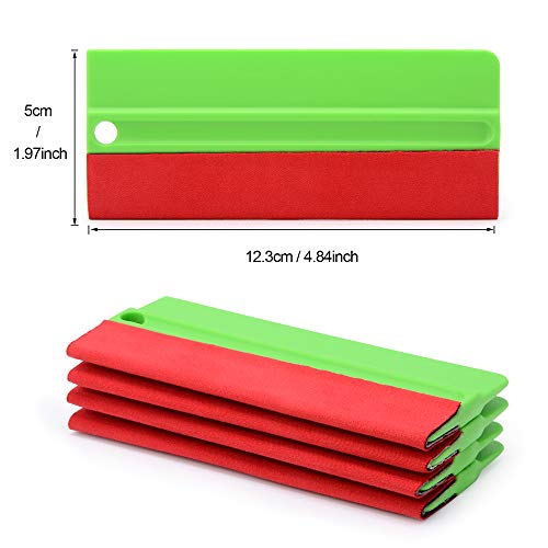 5-Inch Big Buffer Felt Squeegee for Vinyl, Sensitive Materials Wrap Tool