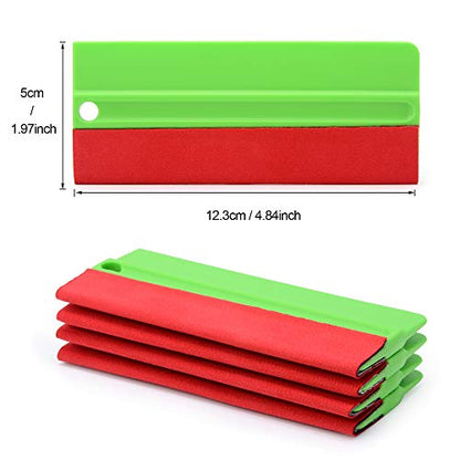 5-Inch Big Buffer Felt Squeegee for Vinyl, Sensitive Materials Wrap Tool