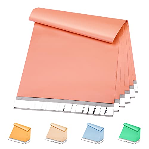 Metronic Poly Mailers Bags Large Shipping Bags 14.5x19 100 Pcs Peach Pink - color: Peach Pink, size: 14.5x19 100PC