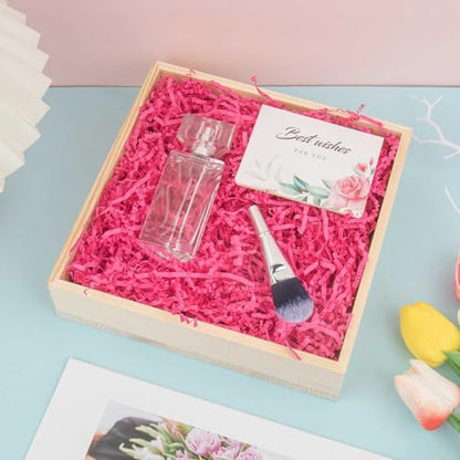 Caleihd Crinkle Cut Paper Shred Filler Gift Cushion Streamer Hot Pink - color: Hot Pink