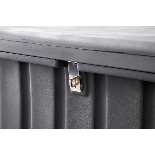 Buyers Products 1712260 Black Poly All-Purpose Storage Chest , 18.8 cu. ft, Made In The USA, Dent-Resistant Lockable Storage Box for Truck, Trailer, Dock, or Deck, High-Density Polyethylene - size: 76.5" L x 25" W x 22.63" H