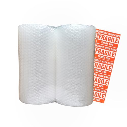 Bubble Cushioning Wrap Roll 12in x 36ft 2roll Total 72ft Moving & Shipping