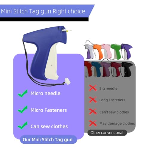 Stitch Gun for Clothes, Handheld Quick Clothing Fixer for Clothes Sewing - color: Blue