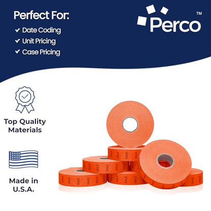 Pricing Labels for Monarch 1136 Sale - 42,000 Labels w/ 24 Rolls Value Pack, 3 Sleeves - Made in USA - color: Sale, size: 3 Sleeves