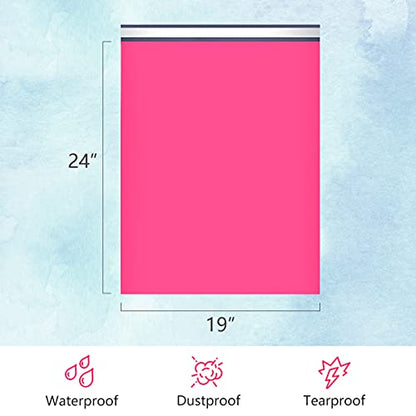 UCGOU Large Poly Mailers 19x24 Inch Hot Pink 100 Pack Plastic Shipping Bags - color: Hot Pink, size: 19x24" 100PC