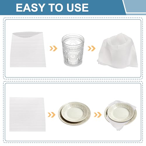 PATIKIL Foam Pouches, (4.7 x 6.3 Inch, White) (100 Pcs), Foam Cushion Pouches Packing Cushioning Supplies, Suit for - Moving/Transportation/Storage - size: 4.7 x 6.3 inches