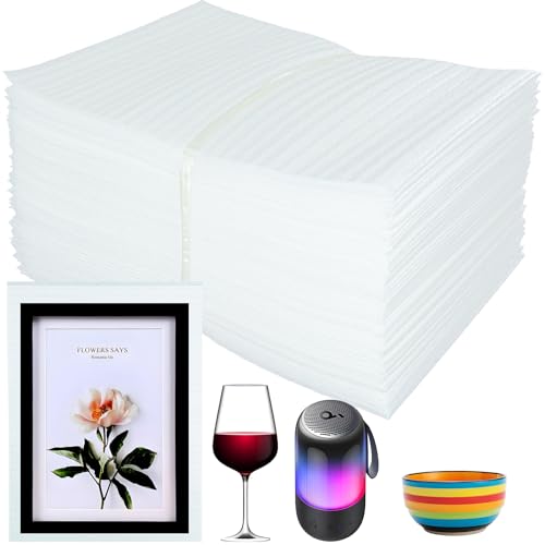 Cushion Foam Wrap Pouches for Moving(50 Pack 10"x12'') - size: 10"X 12" 50PCS