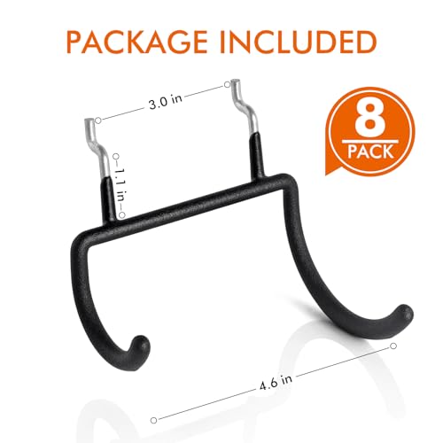 Utility Heavy Duty Pegboard Hooks, 8Pack Peg Board Power Tool Drill Holders - style: 8 Pack